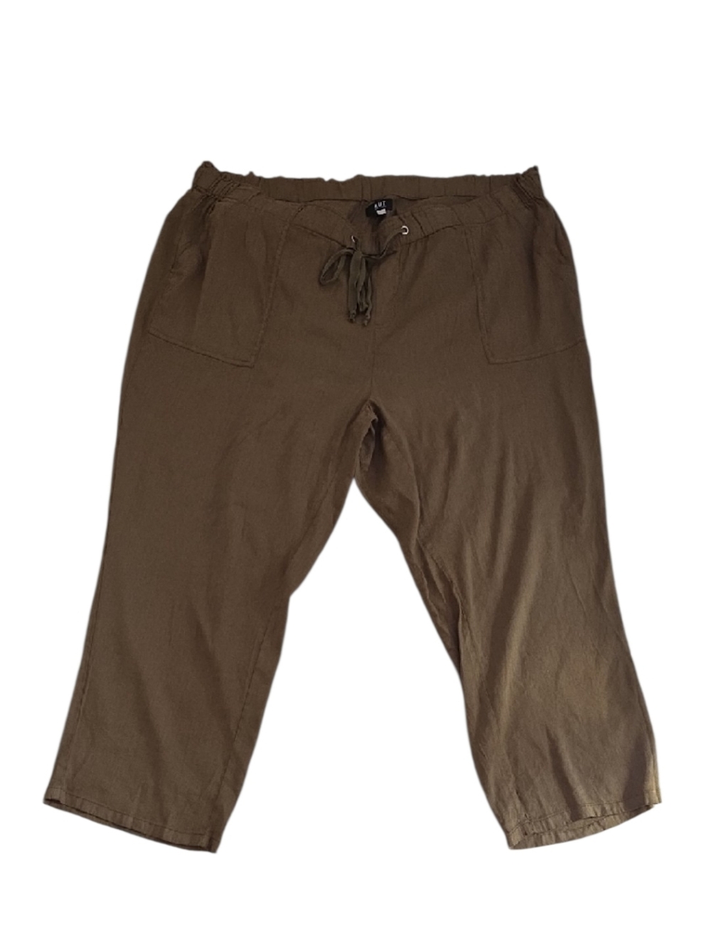 Kut from the Kloth Linen Blend Olive Pants